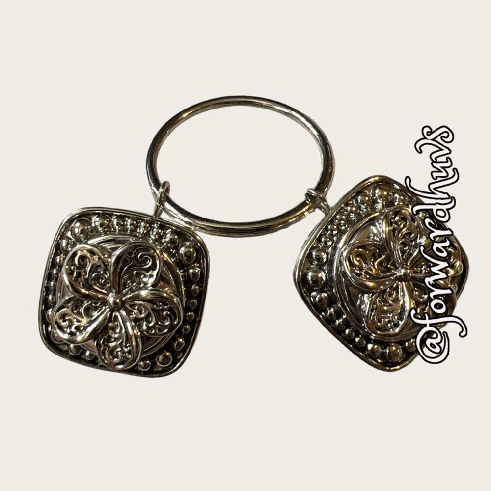 Silver Tone Sweater Clip